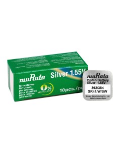 MURATA μπαταρία Silver Oxide για ρολόγια SR41, 1.55V, No...