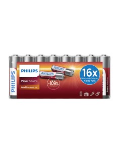 PHILIPS Power αλκαλικές μπαταρίες LR6P16F/10, AA LR6...