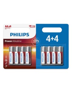 PHILIPS Power αλκαλικές μπαταρίες LR6P8BP/10, AA LR6...