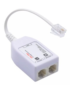 POWERTECH VDSL Splitter με φίλτρο ADSL-06, RJ11, λευκό