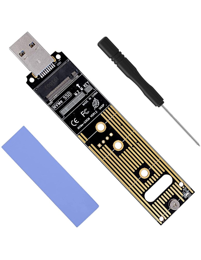 POWERTECH Converter M.2 Key M NVMe σε USB 3.1 Gen 2 TOOL-0045