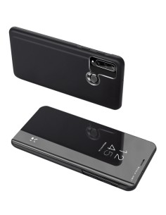 POWERTECH θήκη Clear view MOB-1517, Huawei Y6p, μαύρη