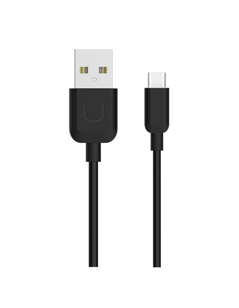 USAMS καλώδιο USB σε USB-C US-SJ099 U-Turn, 10.5W, 1m, μαύρο