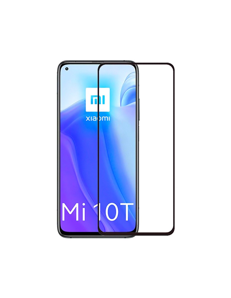 POWERTECH Tempered Glass 5D, full glue, Xiaomi Mi 10T/Lite/Pro 5G, μαύρο