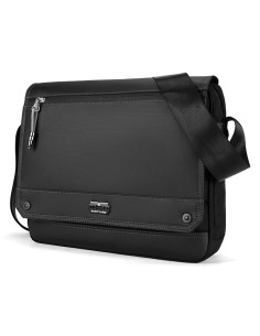 ARCTIC HUNTER τσάντα ώμου K00093 με θήκη laptop 14", μαύρη