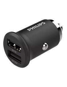 PHILIPS φορτιστής αυτοκινήτου DLP2520-00, 2x USB, 3.1A...