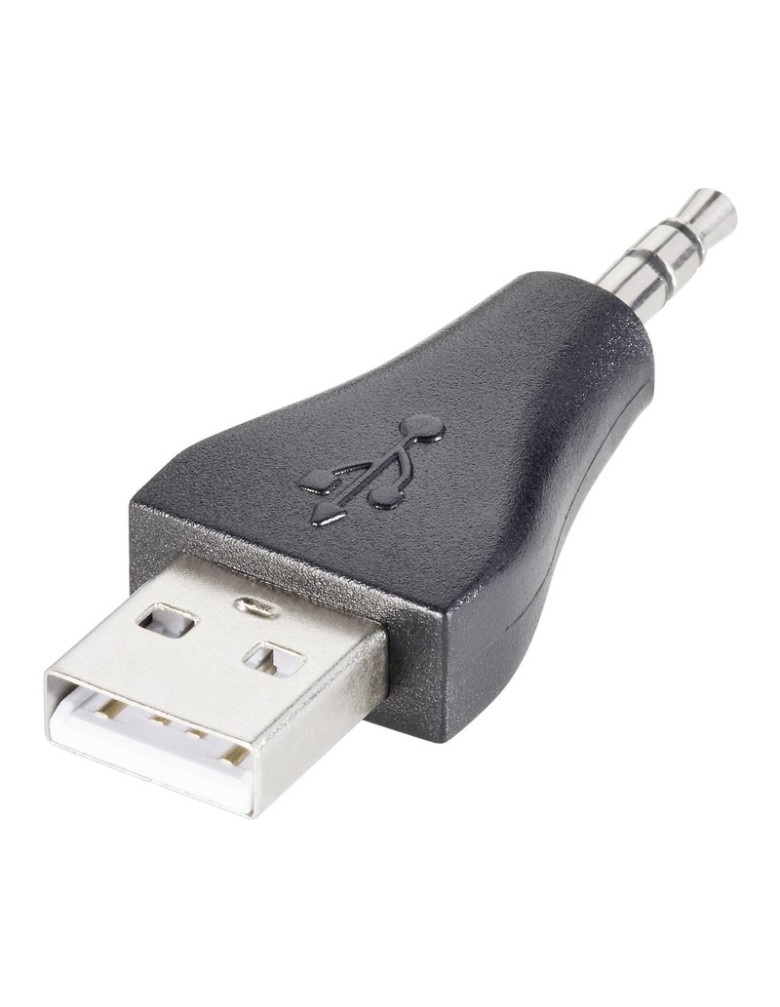 GOOBAY αντάπτορας USB σε 3.5mm jack 93981, 3pin, μαύρο