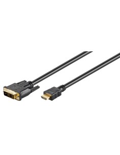 GOOBAY καλώδιο DVI-D σε HDMI 51582, 5m, μαύρο