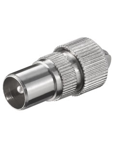 GOOBAY βύσμα coaxial 11479, αρσενικό, μεταλλικό, 10τμχ