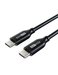 CABLETIME καλώδιο USB Type-C CM60, PD 60W, 3A, 1m, μαύρο