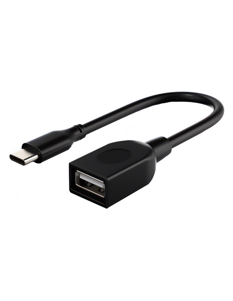 CABLETIME καλώδιο USB-C σε USB CMAF2, 480Mbps, 0.15m, μαύρο