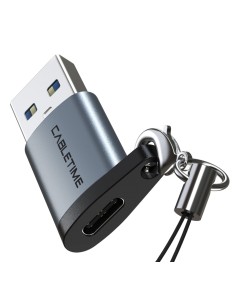 CABLETIME αντάπτορας USB-C σε USB CT-AMCF, 10.5W, 5Gbps,...