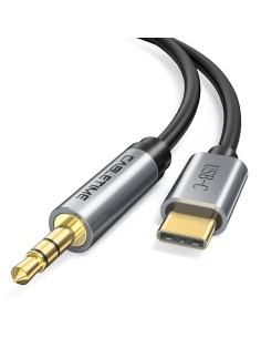 CABLETIME καλώδιο USB-C σε 3.5mm CT-CMAUDIO, AUX, 1m, μαύρο