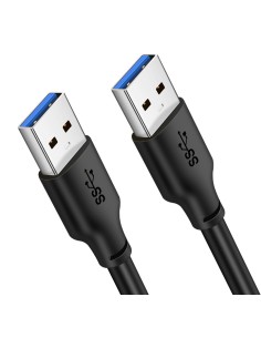 CABLETIME καλώδιο USB CT-AMAMN, 5Gbps, 0.5m, μαύρο