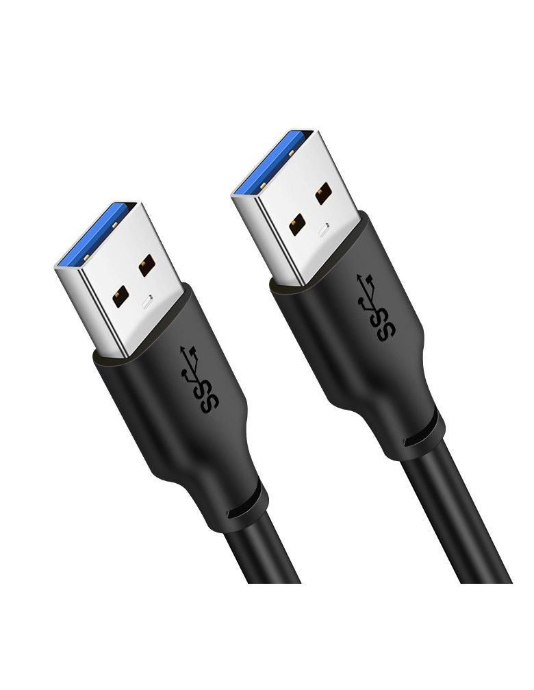 CABLETIME καλώδιο USB CT-AMAMN, 5Gbps, 0.5m, μαύρο