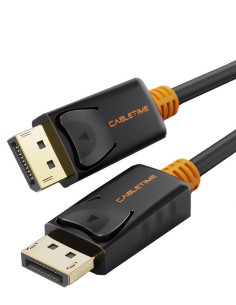 CABLETIME καλώδιο DisplayPort CT-01G, 4K/60Hz, 1m, μαύρο