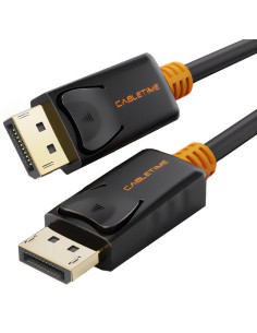 CABLETIME καλώδιο DisplayPort CT-01G, 4K/60Hz, 1.8m, μαύρο