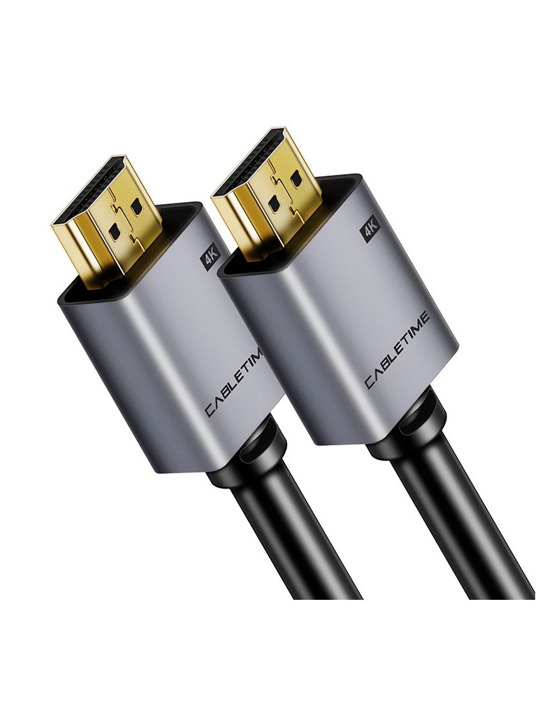 CABLETIME καλώδιο HDMI 2.0 CT-PHE2G, 4K/60Hz, 1m, μαύρο