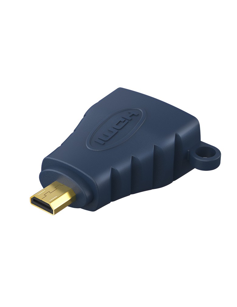 CABLETIME αντάπτορας micro HDMI σε HDMI HA16R, 4K/60Hz, μπλε