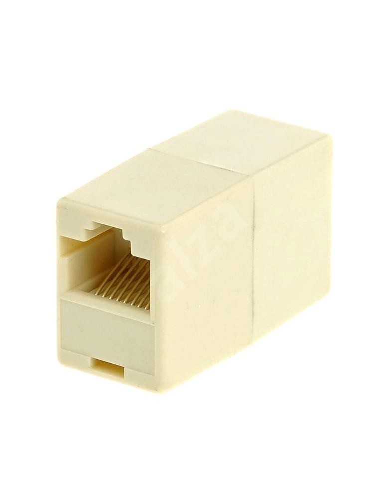 POWERTECH σύνδεσμος (μούφα) RJ45 UTP CAB-N182, 8p8c, λευκό, 5τμχ