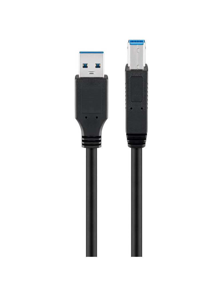 GOOBAY καλώδιο USB 3.0 SuperSpeed σε USB Type B 96119, 5m, μαύρο