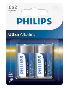 PHILIPS Ultra αλκαλικές μπαταρίες LR14E2B/10, LR14 1.5V,...