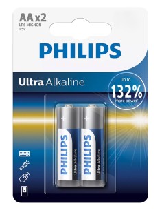 PHILIPS Ultra αλκαλικές μπαταρίες LR6E2B/10, AA LR6 1.5V,...