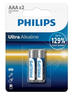 PHILIPS Ultra αλκαλικές μπαταρίες LR03E2B/10, AAA LR03...