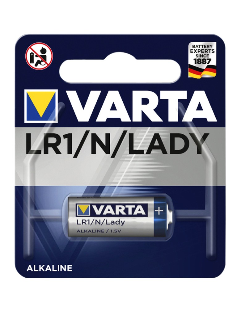 VARTA αλκαλική μπαταρία LADY LR1 N, 1.5V, 1τμχ