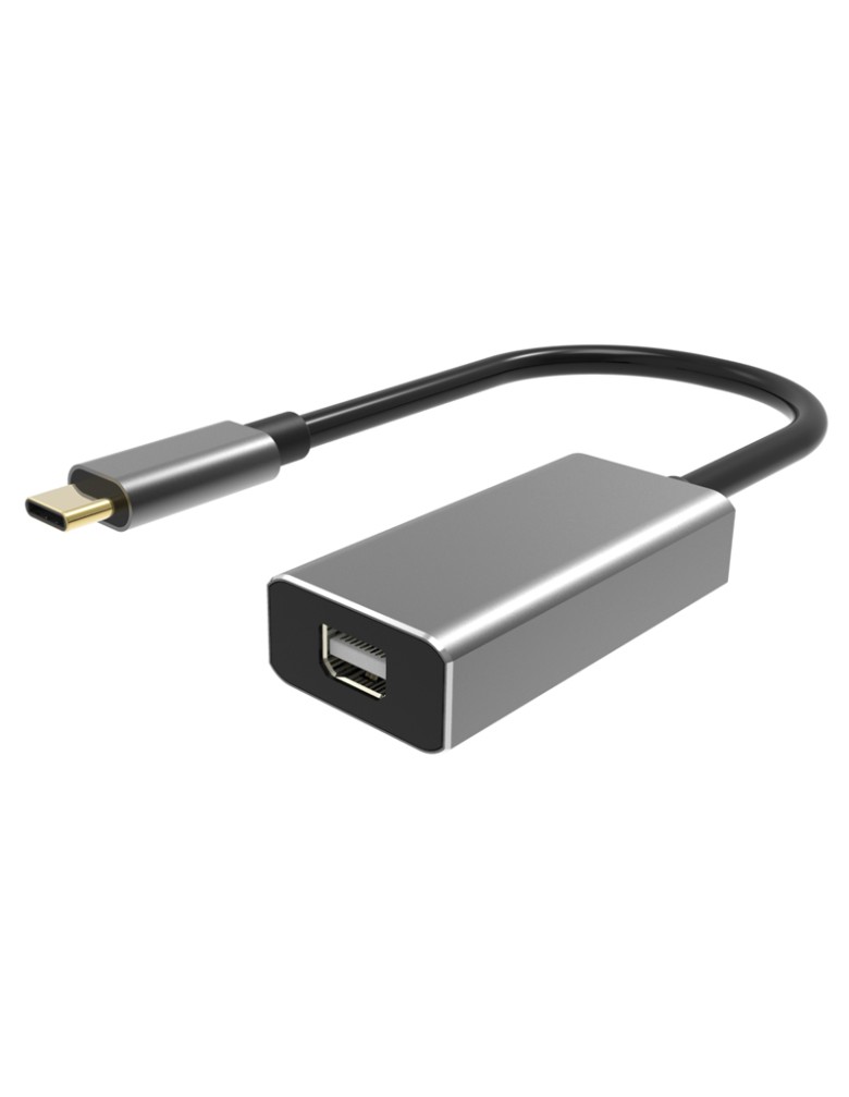 POWERTECH αντάπτορας USB-C σε Mini DisplayPort PTH-058, 4K/60Hz, γκρι