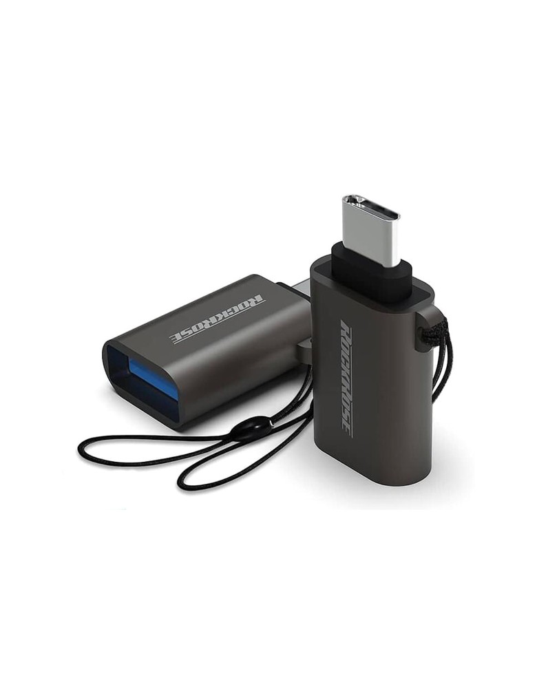 ROCKROSE αντάπτορας USB Type-C σε USB 3.0 Nexus U, 5Gbps, γκρι