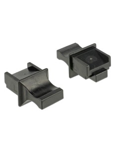 DELOCK κάλυμμα προστασίας για θύρα RJ45 64020, μαύρο, 10τμχ