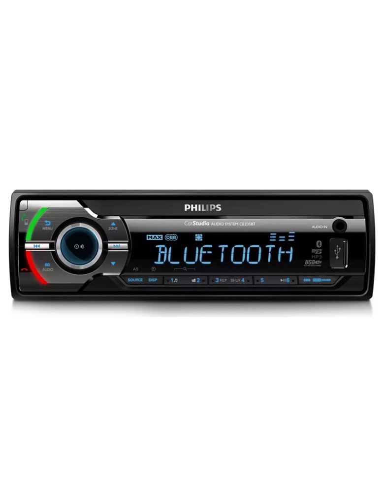 PHILIPS ηχοσύστημα αυτοκινήτου CE235BT-05, Bluetooth/FM/AUX/SD/USB