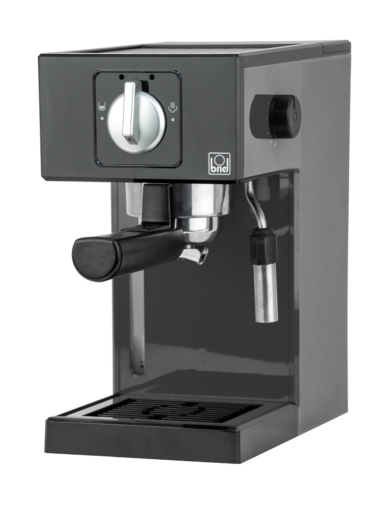 BRIEL μηχανή espresso A1, 1000W, 20 bar, μαύρη