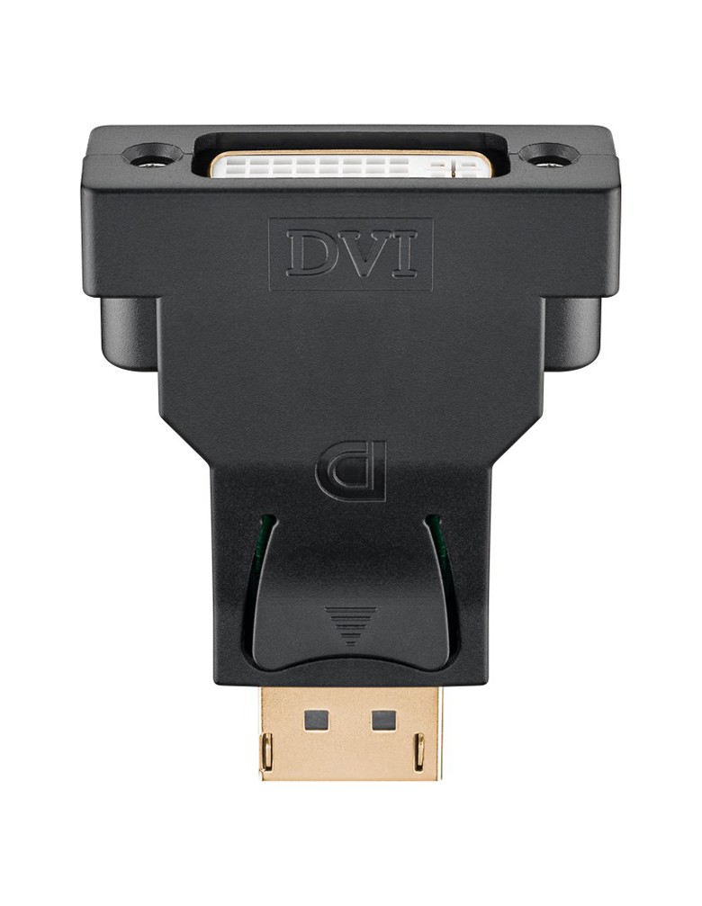 GOOBAY αντάπτορας DisplayPort σε DVI-D 1.1 51720, gold-plated, μαύρος