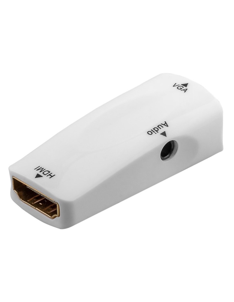 GOOBAY αντάπτορας HDMI σε VGA 44794 με 3.5mm, 1080p/60Hz, λευκός