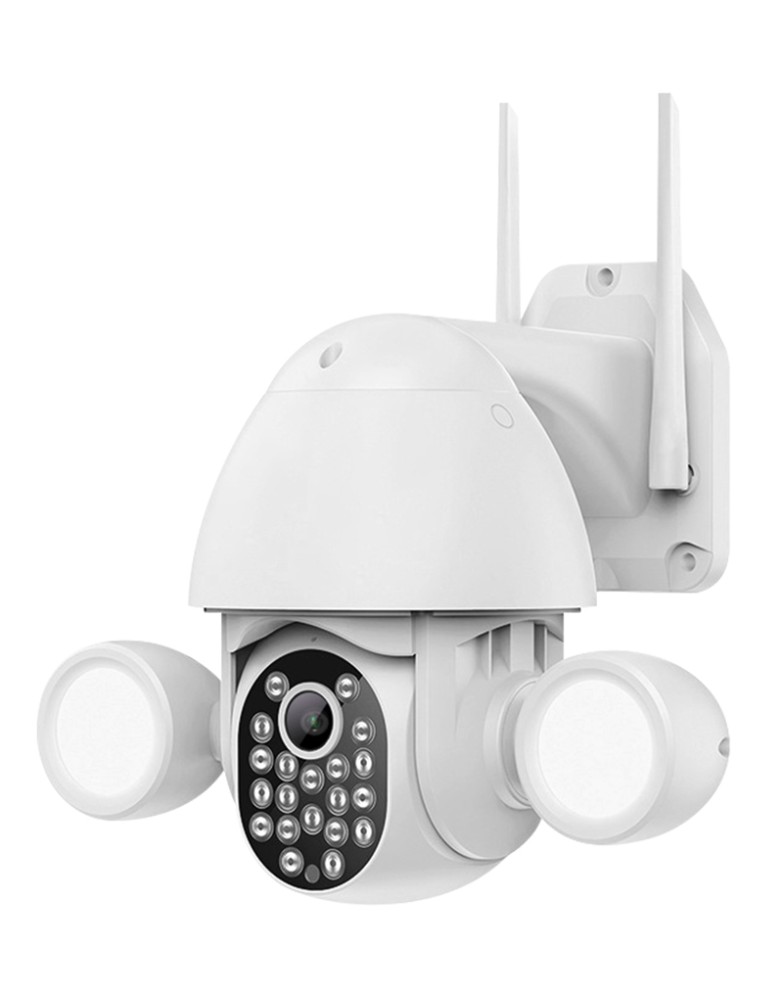 SECTEC smart IP PTZ κάμερα ST-967-5M-TY, με PIR & προβολείς, Wi-Fi, 5MP