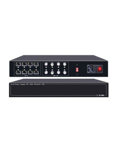 FOLKSAFE video and power receiver hub FS-HD4608VPS12, 8...
