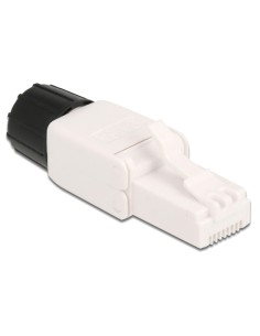 DELOCK βύσμα RJ45 CAT 6A UTP 86978, tool-free, λευκό