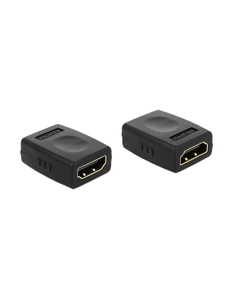 DELOCK αντάπτορας HDMI θηλυκό σε θηλυκό 65049, 4K/30Hz, μαύρος