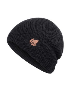 Πλεκτός σκούφος beanie SHO-0004, unisex, μαύρος