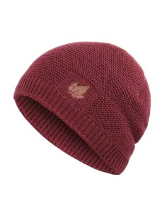 Πλεκτός σκούφος beanie SHO-0006, unisex, μπορντό