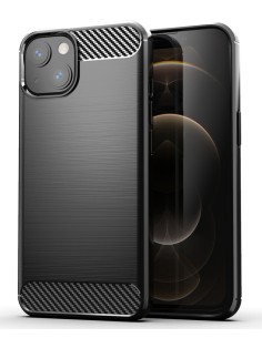 POWERTECH Θήκη Carbon MOB-1659 για iPhone 13 mini, μαύρη