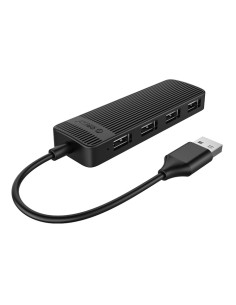 ORICO USB hub FL02, 4x θυρών, 480Mbps, USB σύνδεση, μαύρο