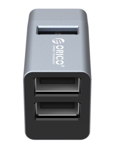 ORICO USB hub MINI-U32L, 3x θυρών, 5Gbps, USB σύνδεση, γκρι