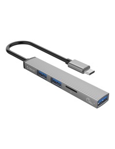 ORICO USB hub AH-12F με card reader, 4 θυρών, 5Gbps,...