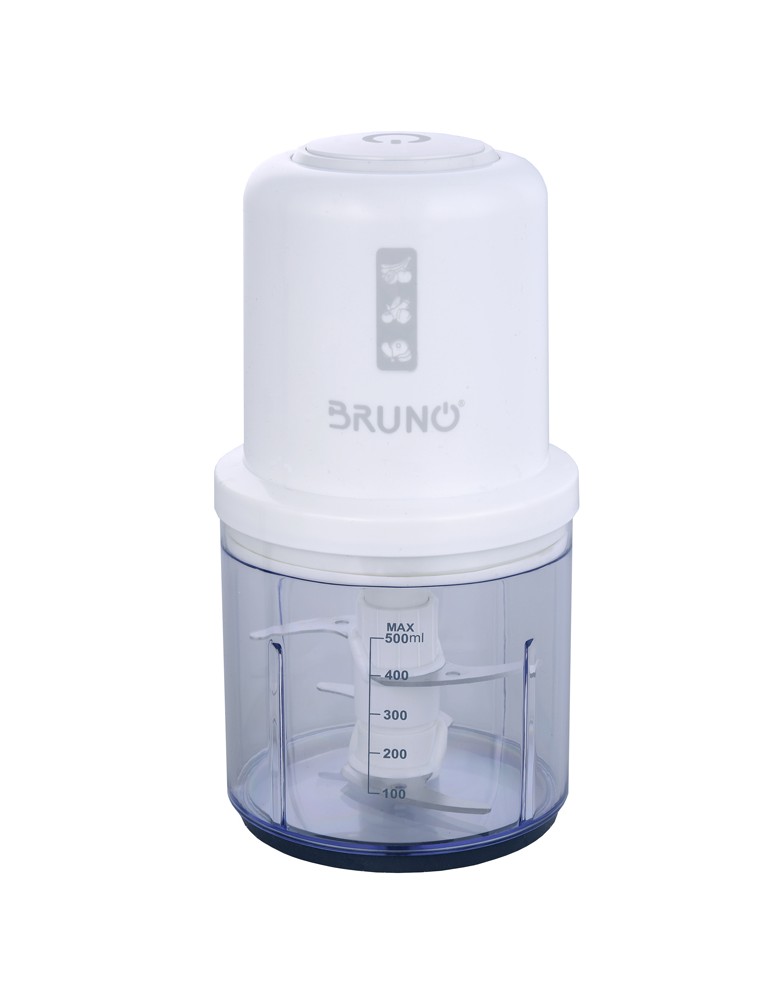 BRUNO πολυκόπτης BRN-0066, 500ml, 400W, 4 λεπίδες, λευκό