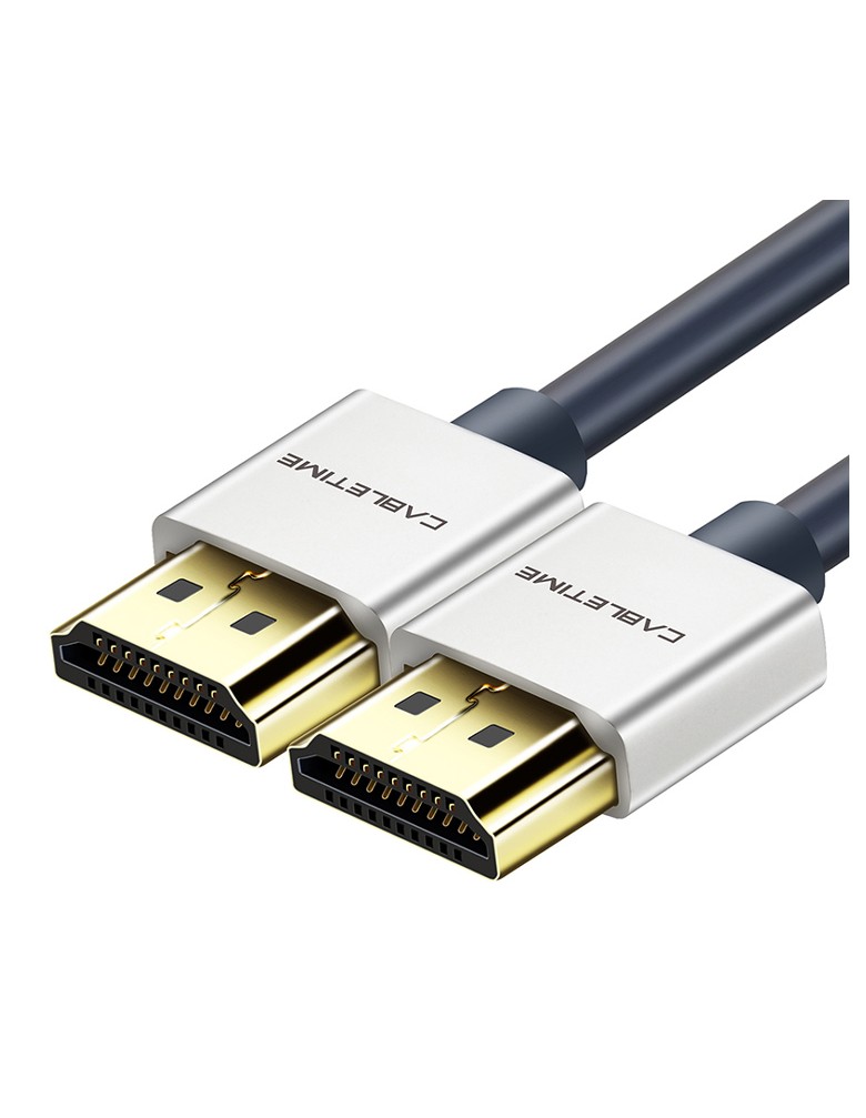 CABLETIME καλώδιο HDMI 2.0 AV540, 4K/60Hz, 32AWG, 1m, μπλε