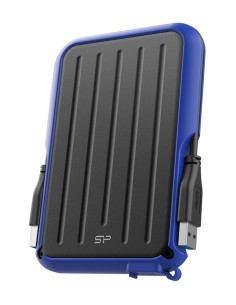 SILICON POWER εξωτερικός HDD Armor A66, 1TB, USB 3.2, μπλε