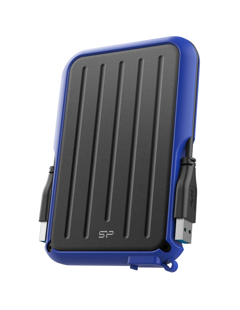 SILICON POWER εξωτερικός HDD Armor A66, 1TB, USB 3.2, μπλε